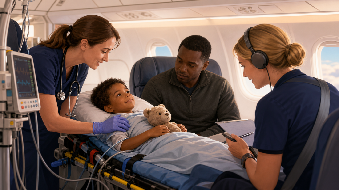 Supporting editorial scene for What to Expect From Your First Medical Flight Assistance Trip